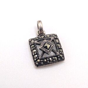 Vintage early 20th century silver pendant